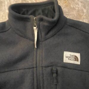 The North Face Black Performance Jacket with High Collar
